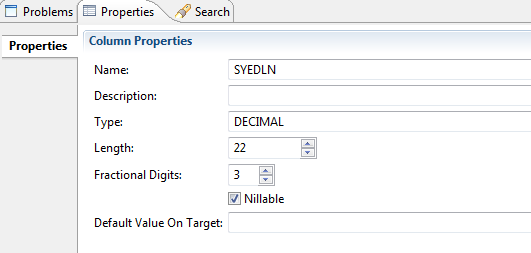 Cleo EXTOL Business Integrator (EBI) 3 Database Schema Decimal Type